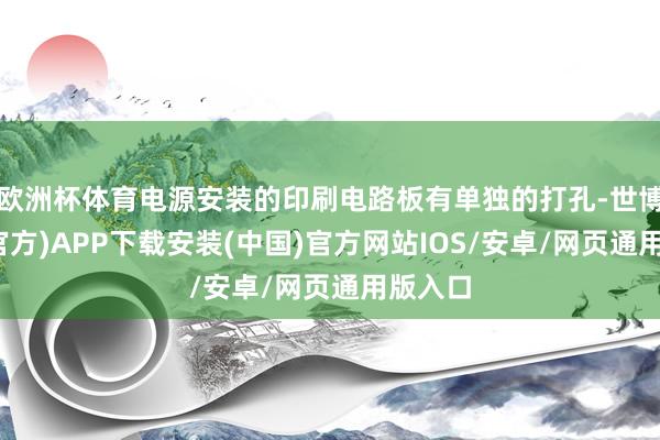 欧洲杯体育电源安装的印刷电路板有单独的打孔-世博体育(官方)APP下载安装(中国)官方网站IOS/安卓/网页通用版入口